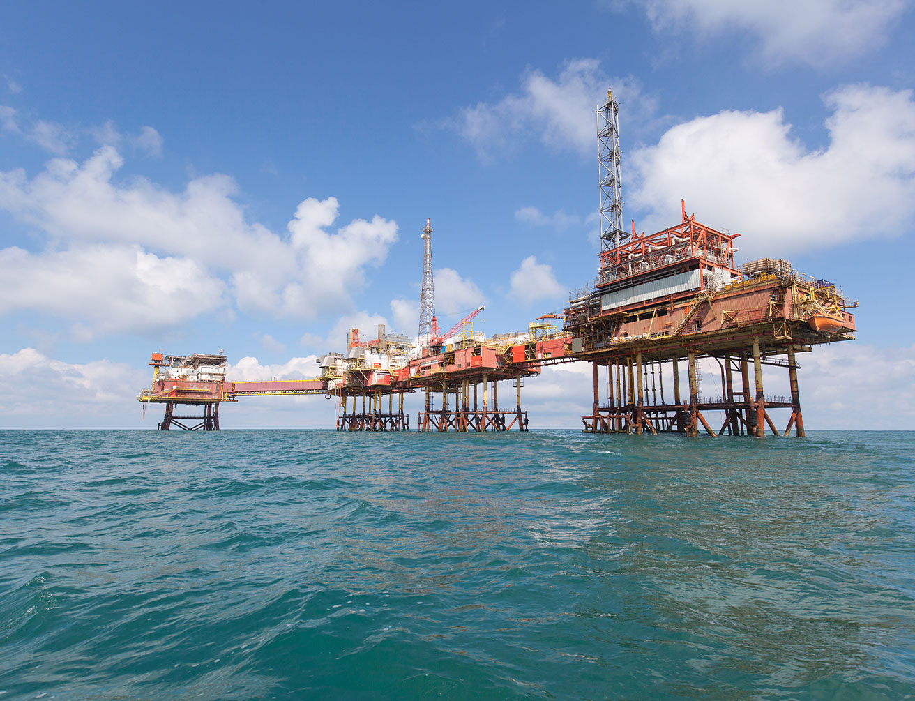 Oil platform in Australia