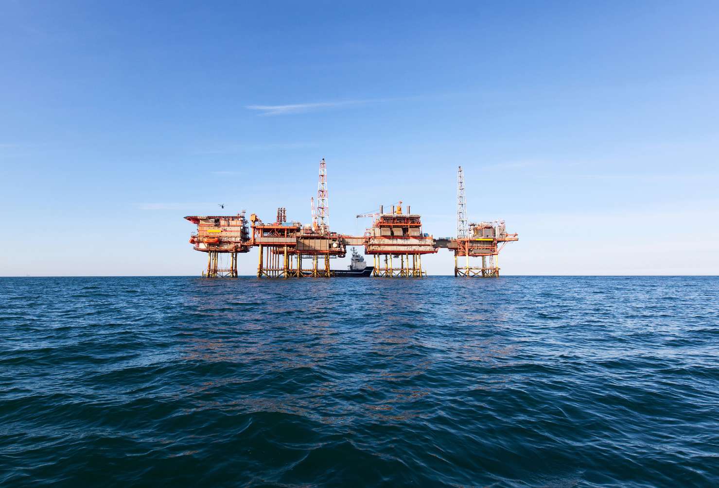Oil platform in Australia