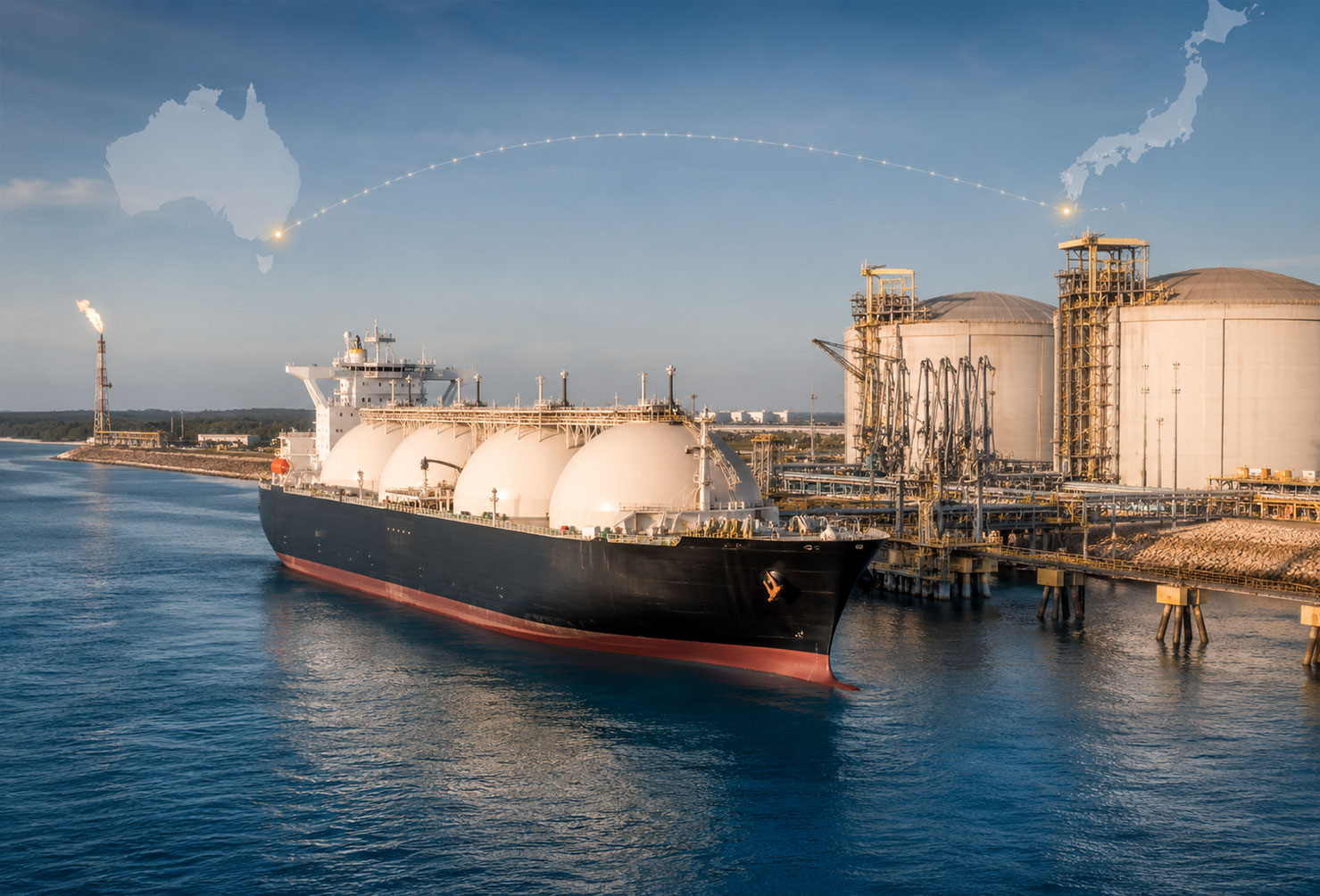 Barossa LNG shipment on boat
